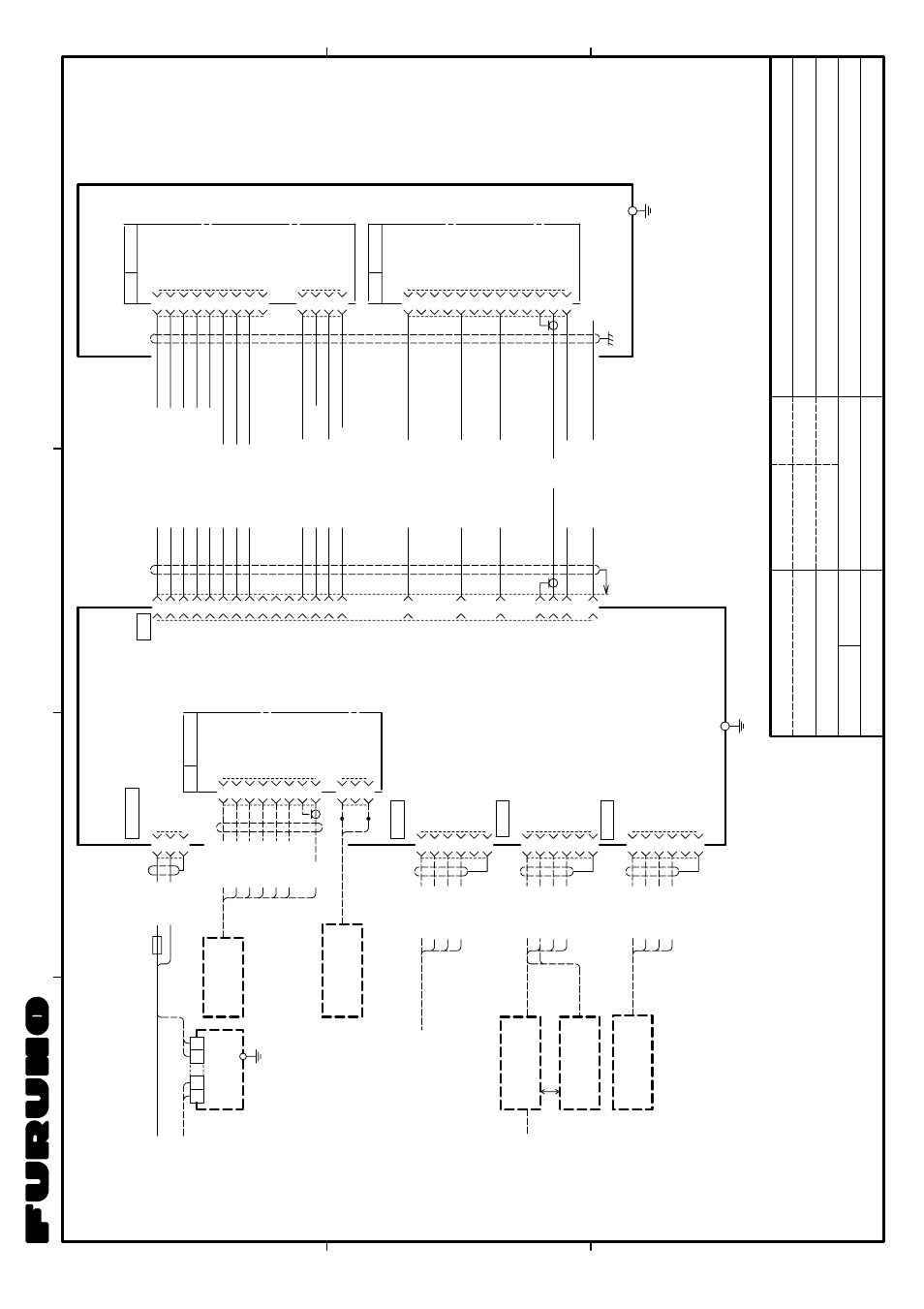 Interconnection diagrams | Furuno 1832 User Manual | Page 60 / 62