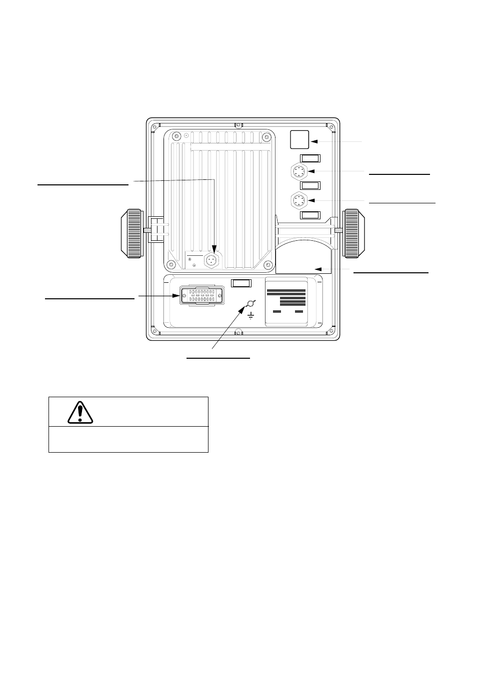 Caution, Connections | Furuno 841 User Manual | Page 49 / 64