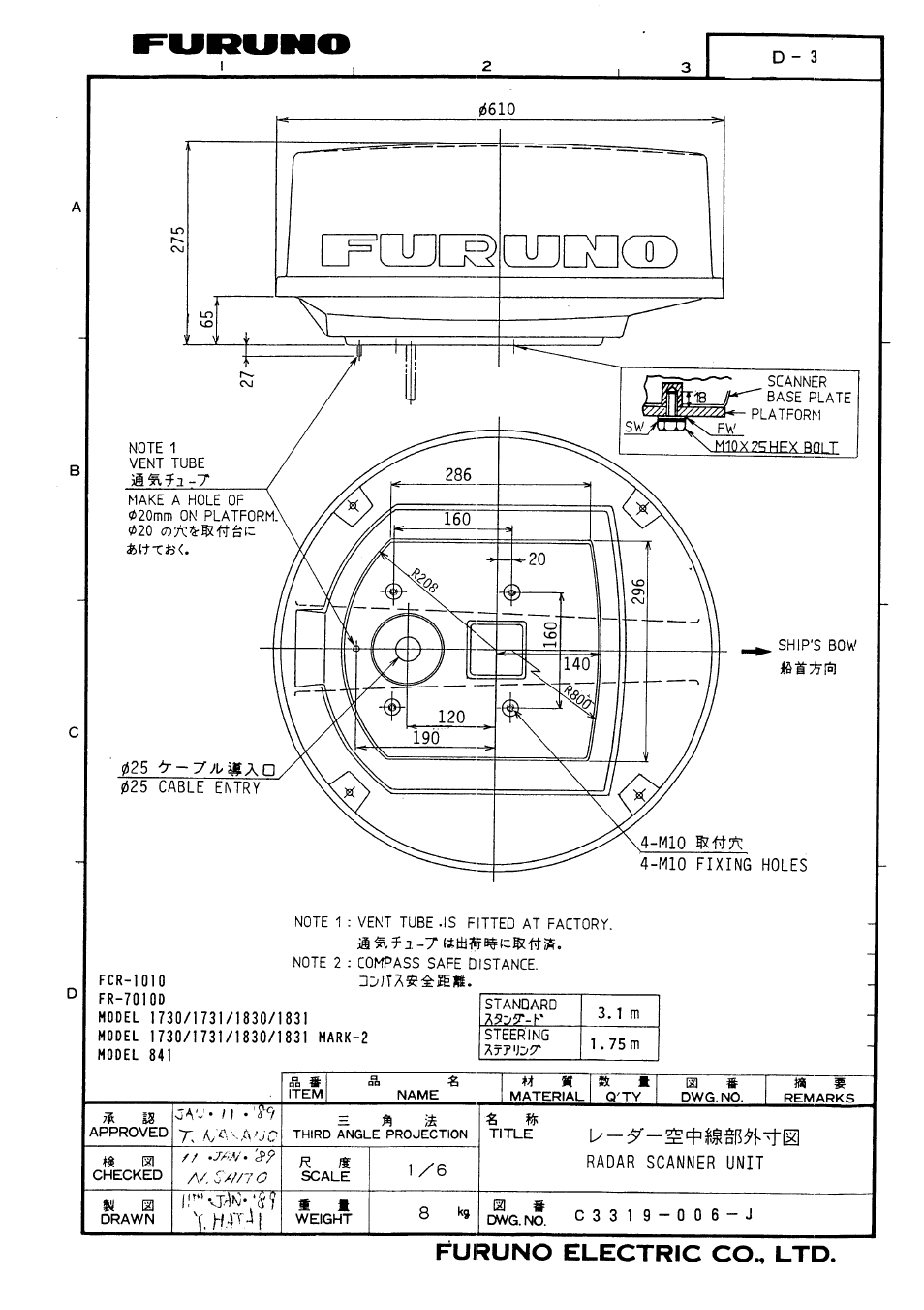 Furuno 841 User Manual | Page 58 / 64