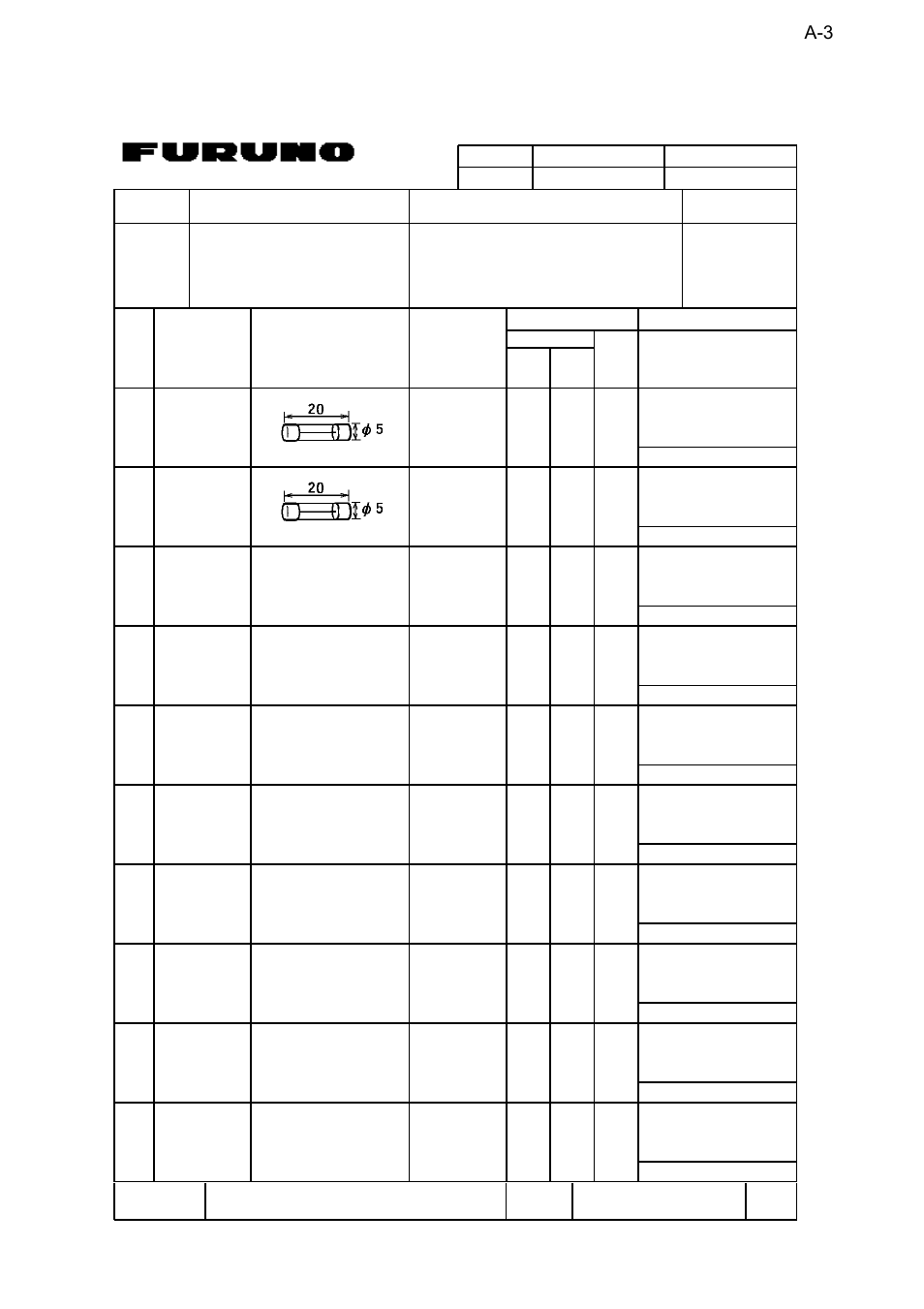Furuno MU-17OC User Manual | Page 32 / 65