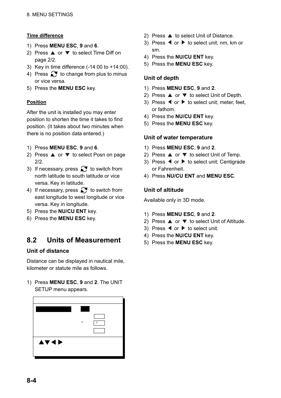 2 units of measurement | Furuno GP-150-DUAL User Manual | Page 54 / 123