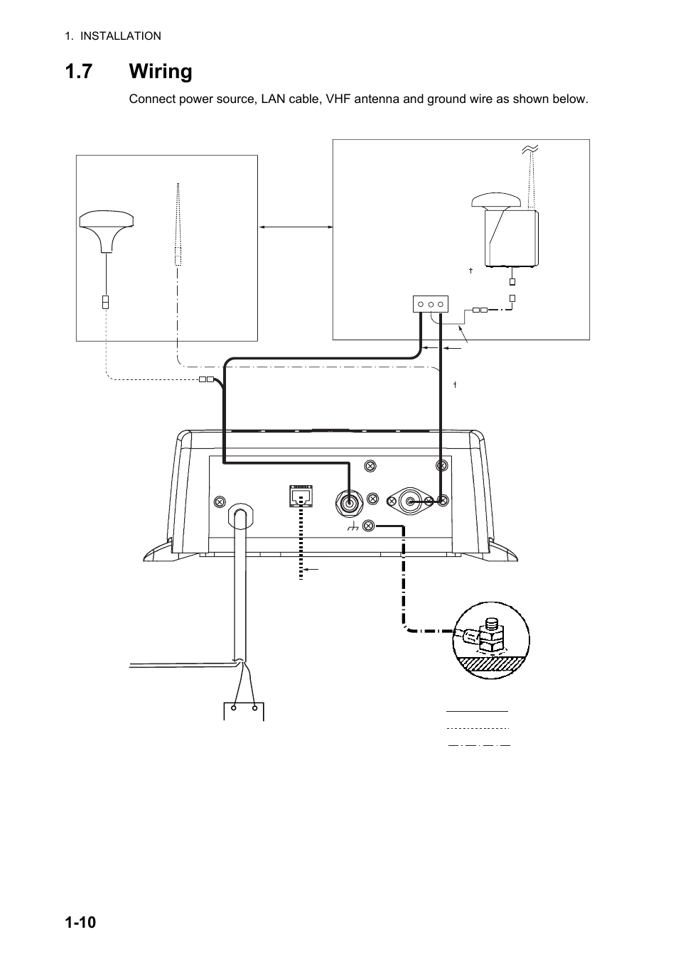 7 wiring, 7 wiring -10 | Furuno AIS Transponder FA-50 User Manual | Page 20 / 65