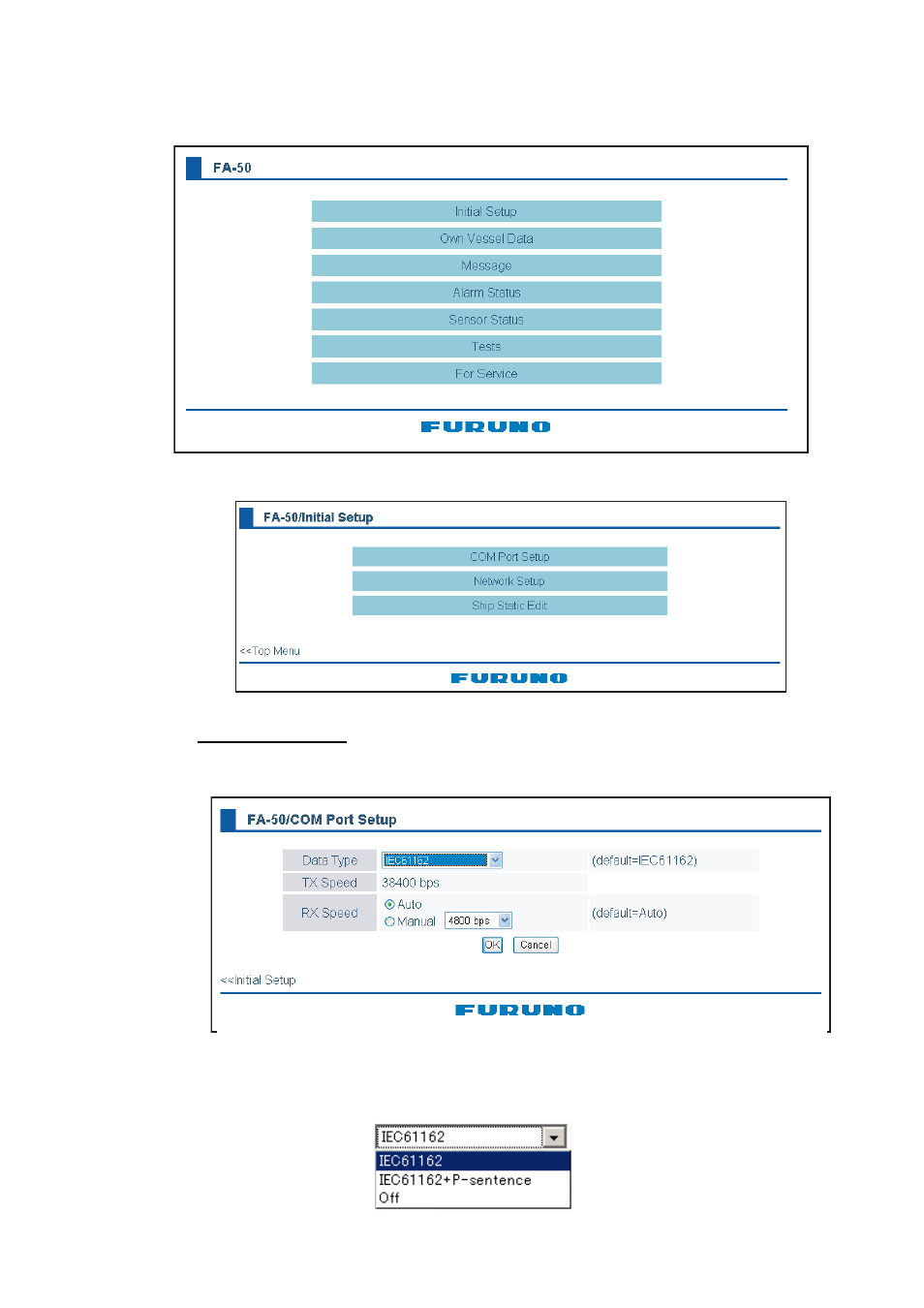 Furuno AIS Transponder FA-50 User Manual | Page 23 / 65