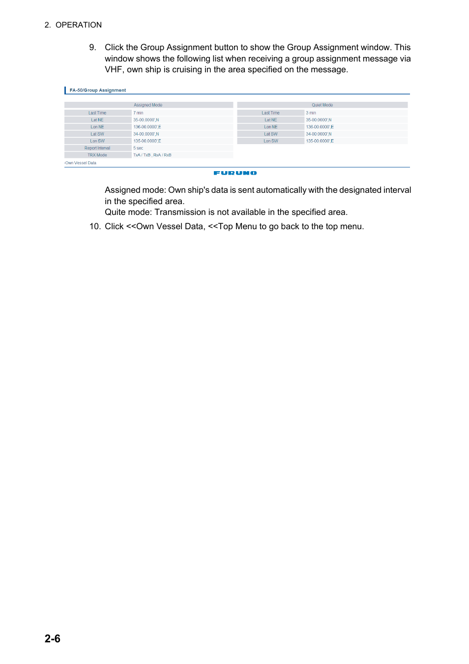 Furuno AIS Transponder FA-50 User Manual | Page 32 / 65