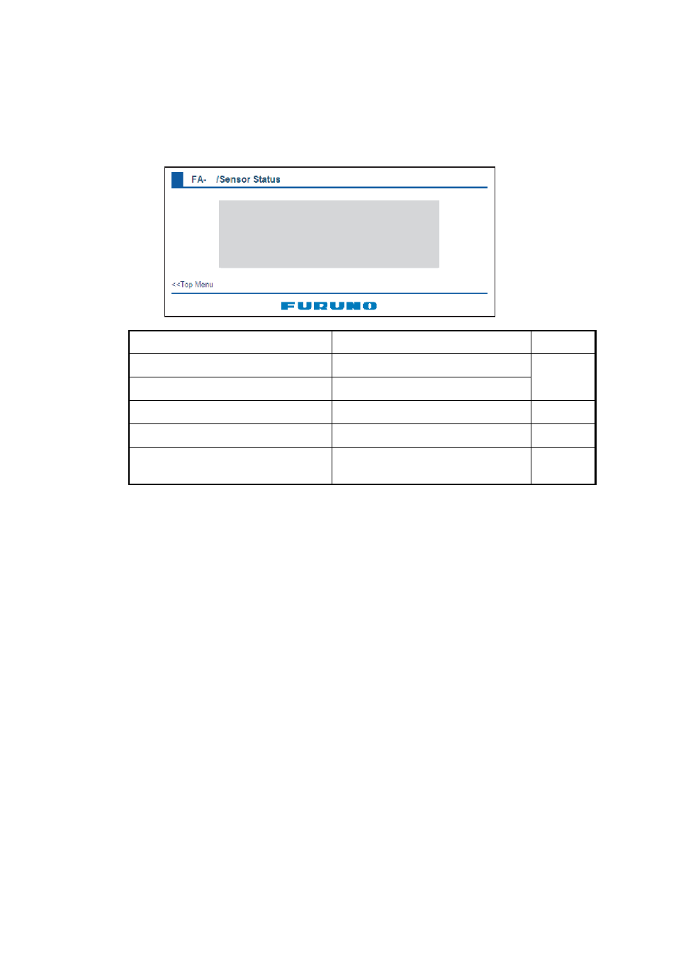 5 sensor status, 5 sensor status -8 | Furuno AIS Transponder FA-50 User Manual | Page 34 / 65