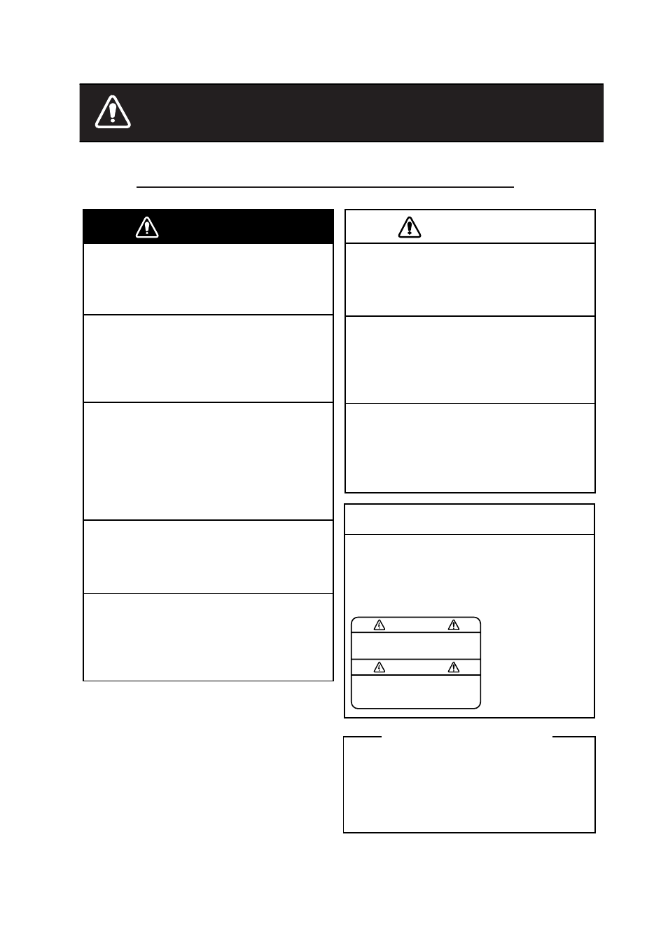 Safety instructions, Warning, Caution | Notice, Safety instructions for the operator | Furuno 585 User Manual | Page 3 / 56
