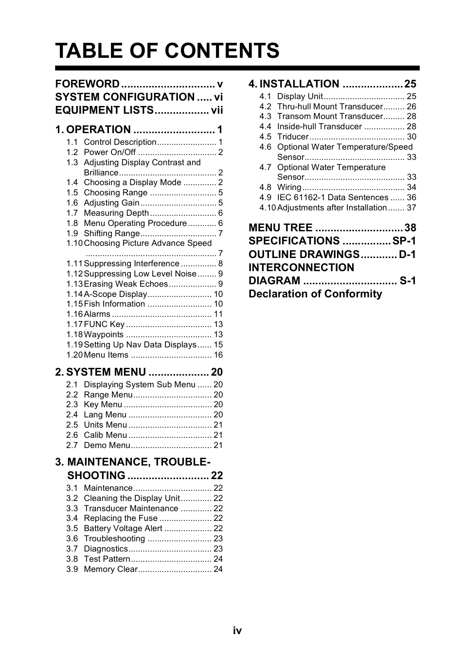 Furuno 585 User Manual | Page 5 / 56