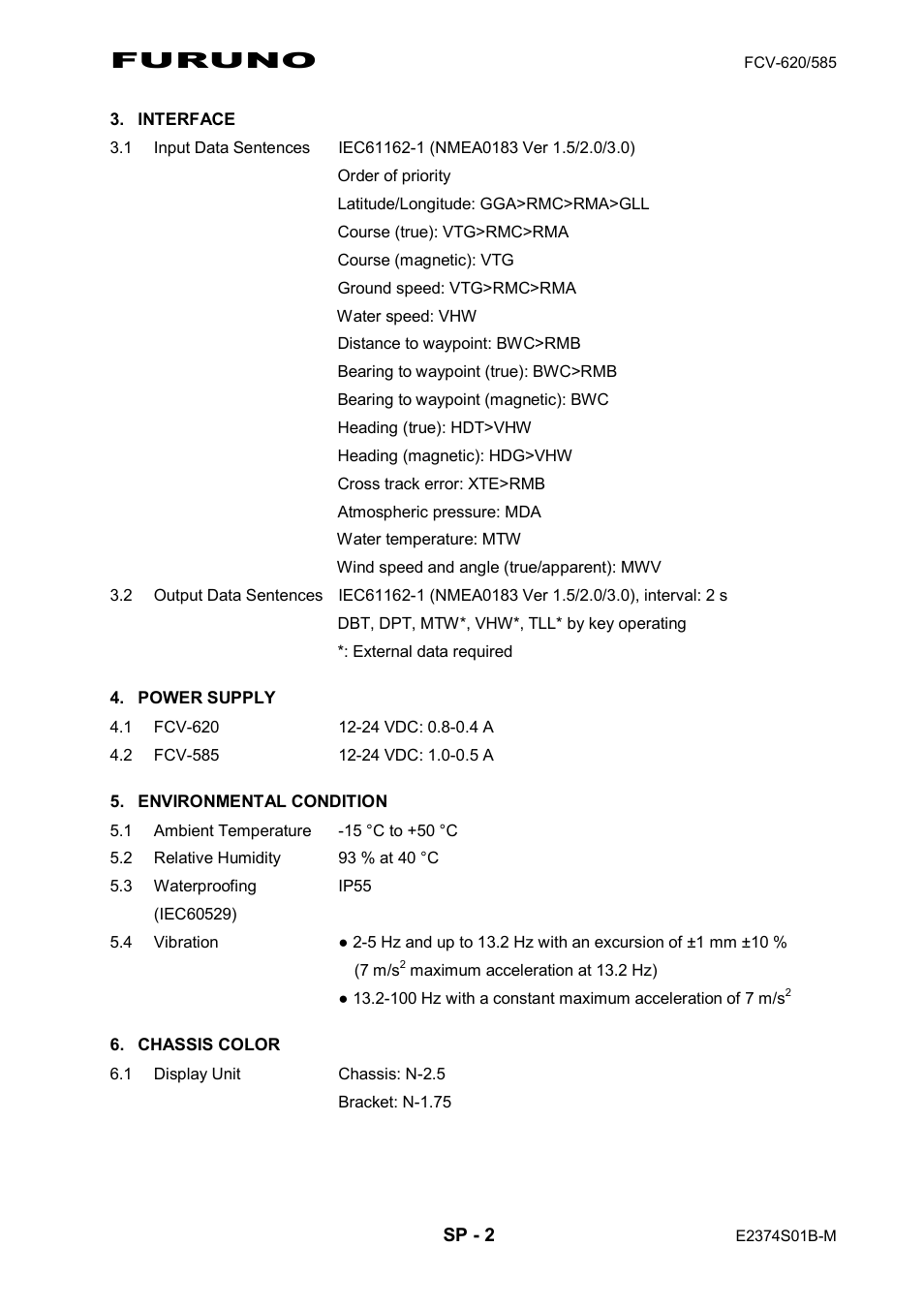 Furuno | Furuno 585 User Manual | Page 50 / 56