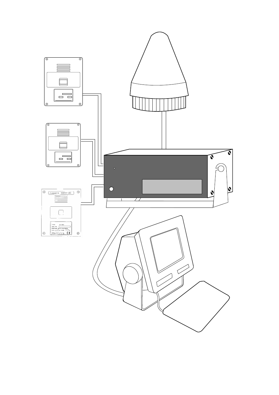 Felcom 12 system configuration, Antenna unit communication unit terminal unit, Distress alert unit ic-302 | Figure 1 felcom 12 system configuration | Furuno INMARSAT-C MOBILE EARTH STATION FELCOM 12 User Manual | Page 16 / 182