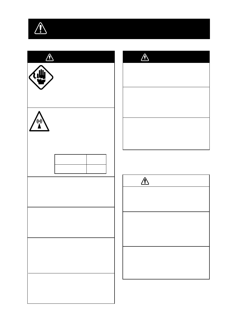 Safety instructions, Caution, Warning | Furuno INMARSAT-C MOBILE EARTH STATION FELCOM 12 User Manual | Page 3 / 182