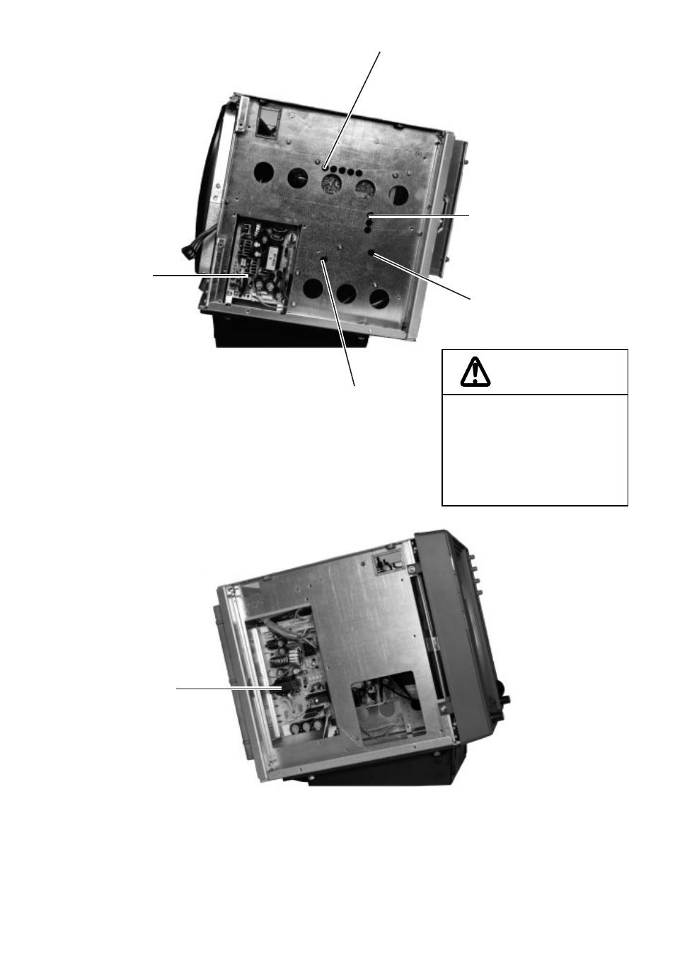 Caution, Warning | Furuno FR-8111 User Manual | Page 63 / 69