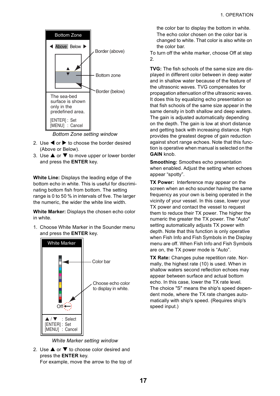 Furuno Color LCD Sounder FCV-620/585 User Manual | Page 26 / 56