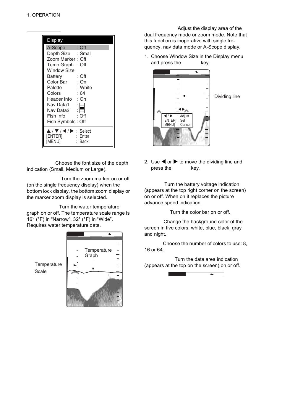 Furuno Color LCD Sounder FCV-620/585 User Manual | Page 27 / 56