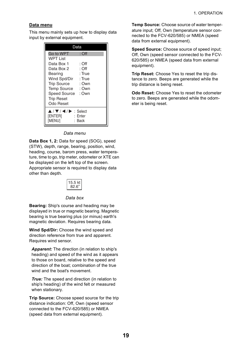 Furuno Color LCD Sounder FCV-620/585 User Manual | Page 28 / 56