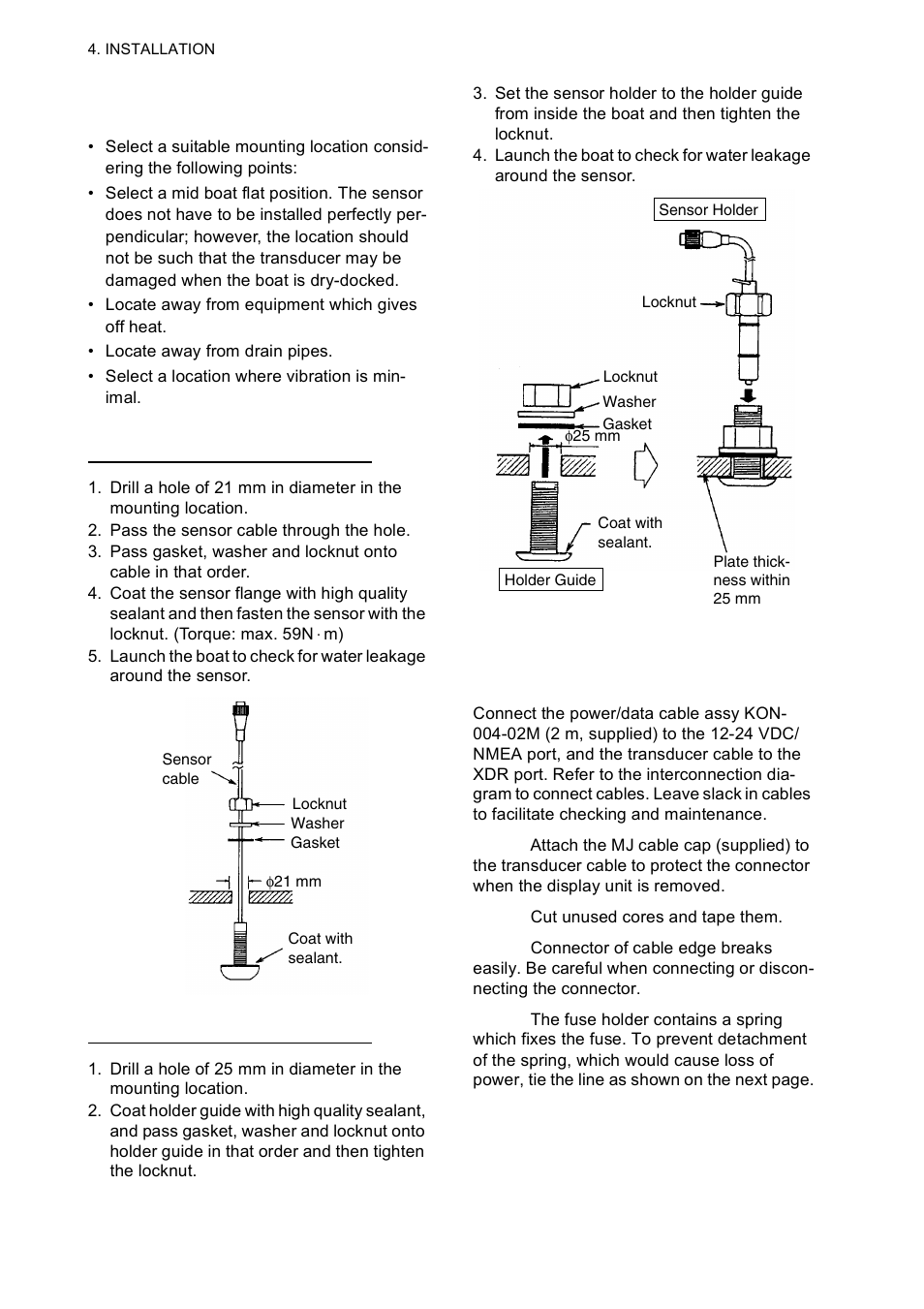 8 wiring | Furuno Color LCD Sounder FCV-620/585 User Manual | Page 43 / 56