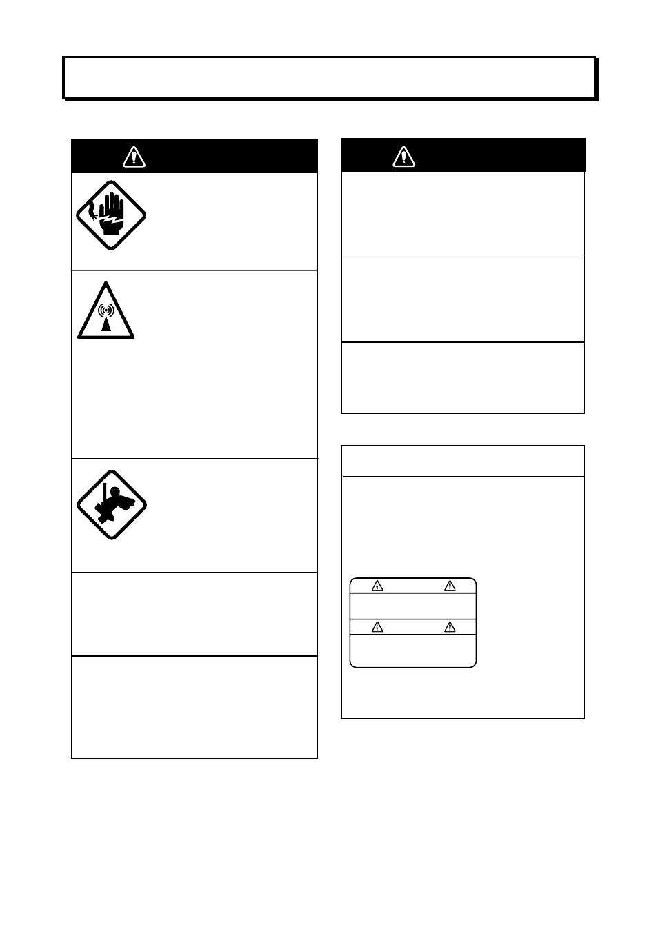 Safety instructions, Warning, Caution | Furuno MODEL 1622 User Manual | Page 3 / 35