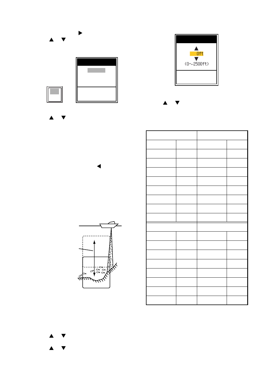 9 shifting range | Furuno FCV-620 User Manual | Page 16 / 57