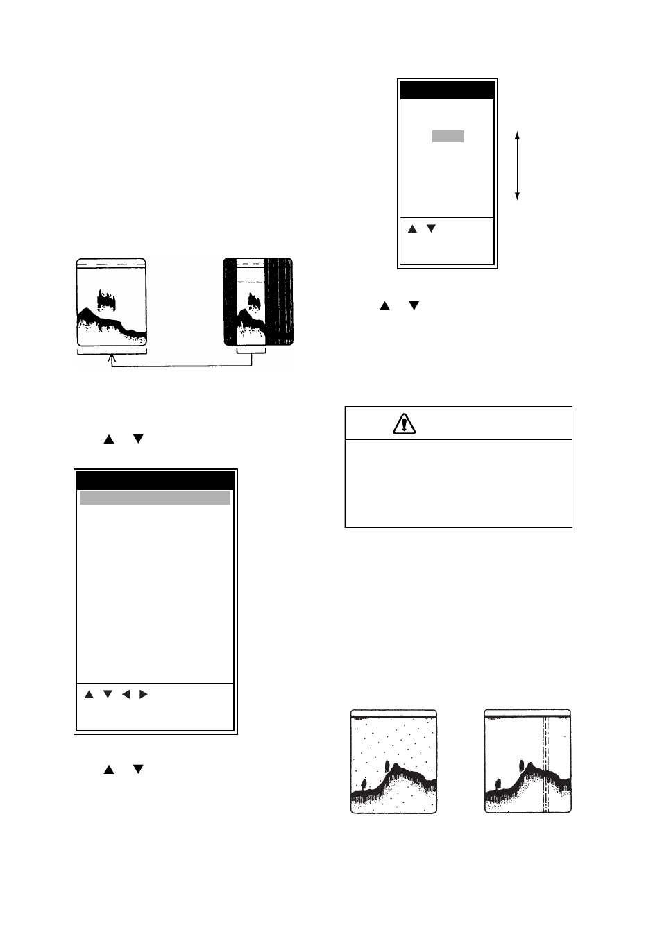 10 choosing picture advance speed, 11 suppressing interference, Caution | Furuno FCV-620 User Manual | Page 17 / 57