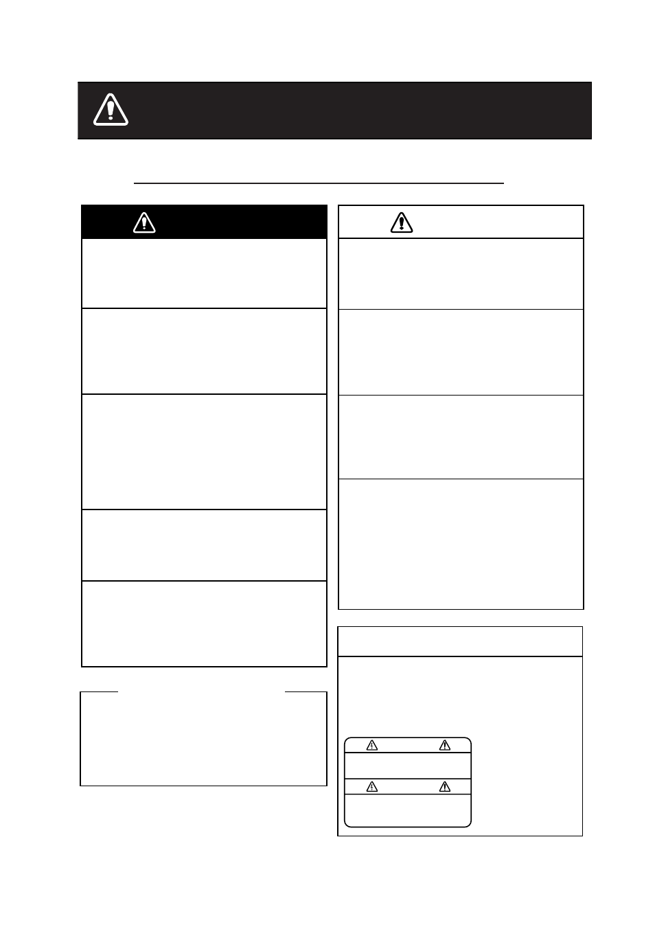 Safety instructions, Warning, Caution | Notice, Safety instructions for the operator | Furuno FCV-620 User Manual | Page 3 / 57