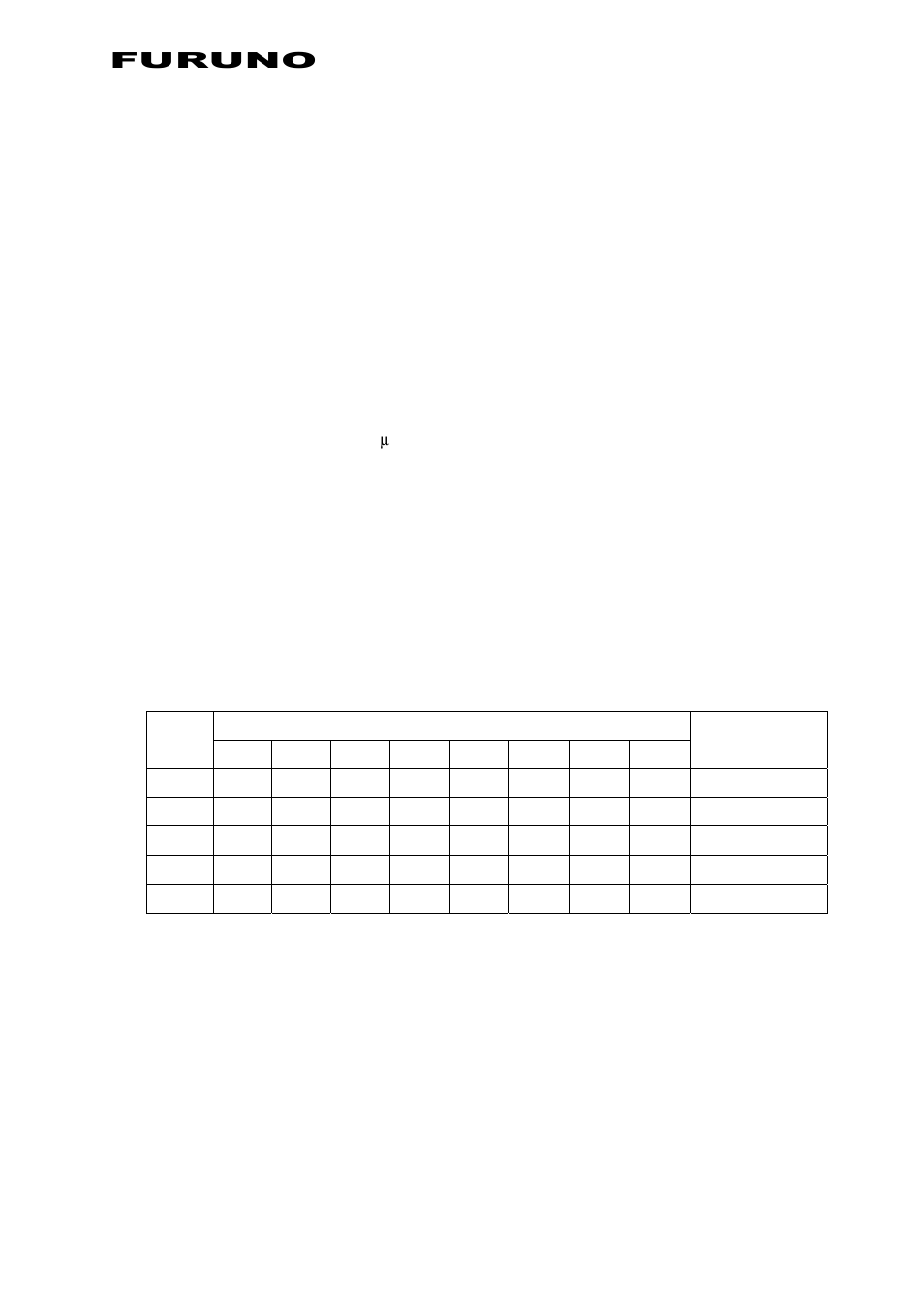 Specifications, Furuno | Furuno FCV-620 User Manual | Page 50 / 57