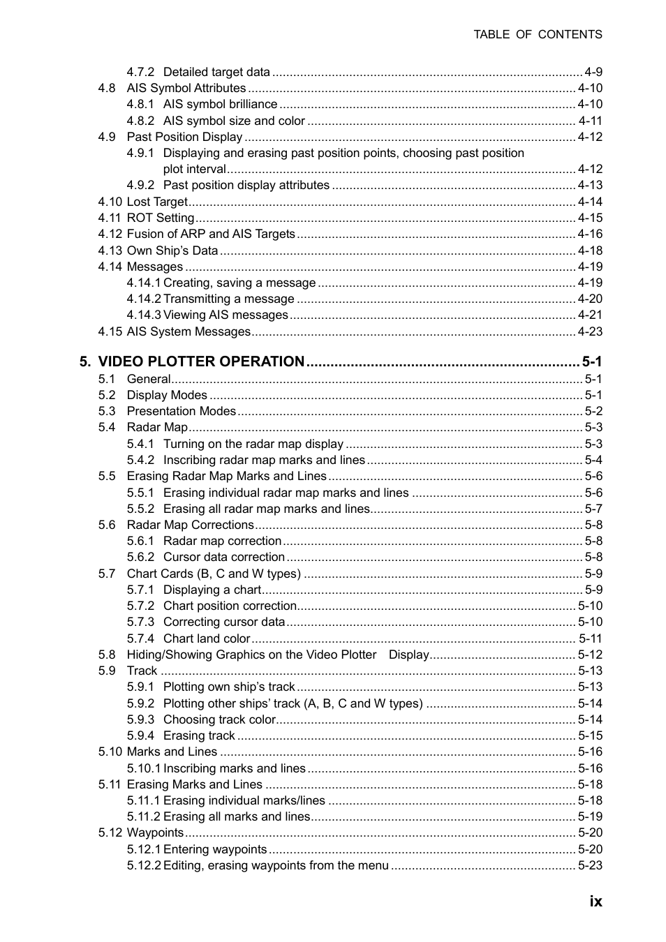 Furuno BB FAR28x7 User Manual | Page 11 / 305