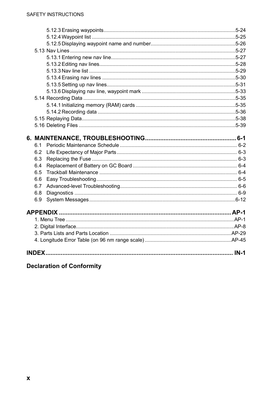 Furuno BB FAR28x7 User Manual | Page 12 / 305