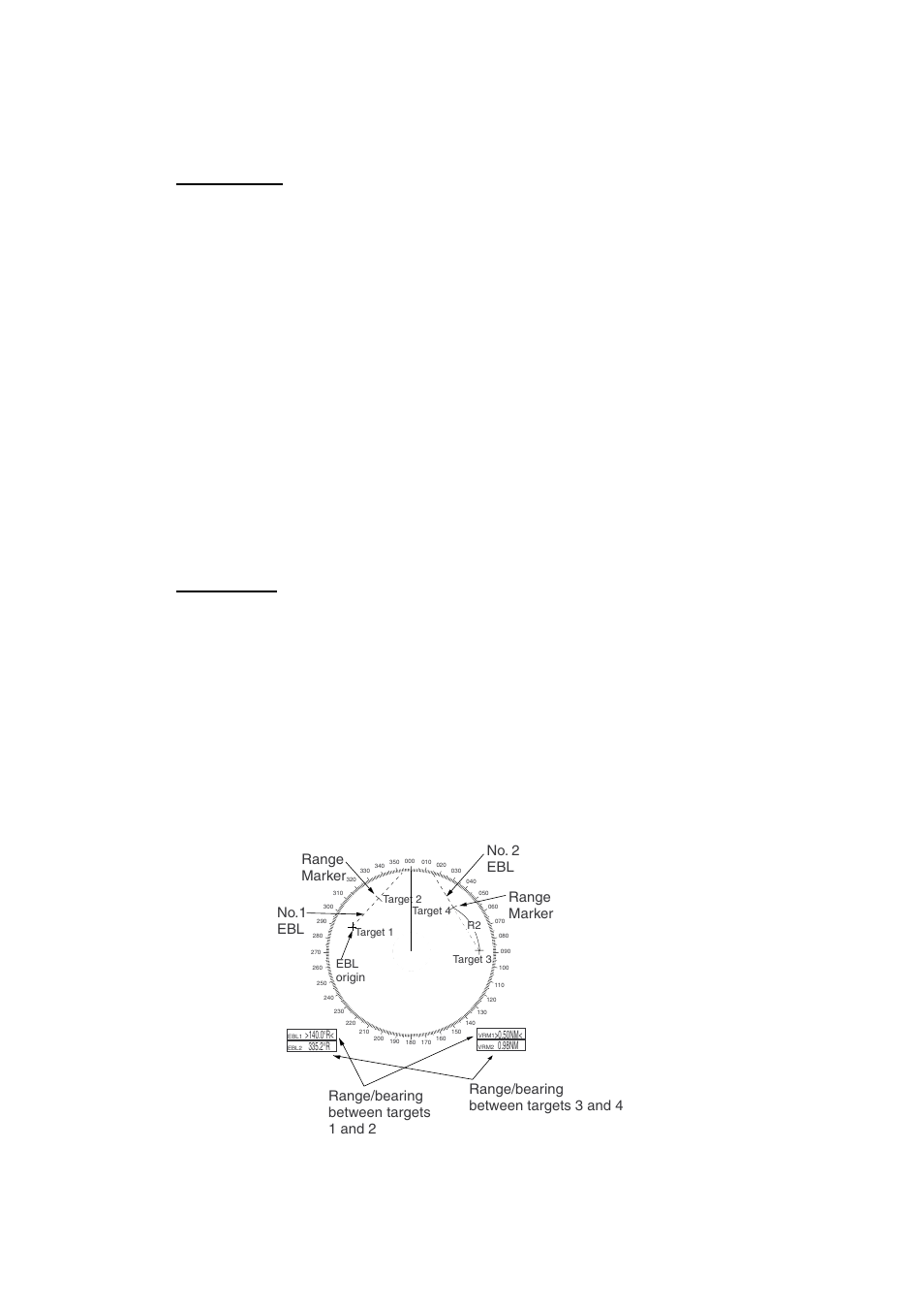 23 measuring range and bearing between two targets, Radar operation | Furuno BB FAR28x7 User Manual | Page 64 / 305