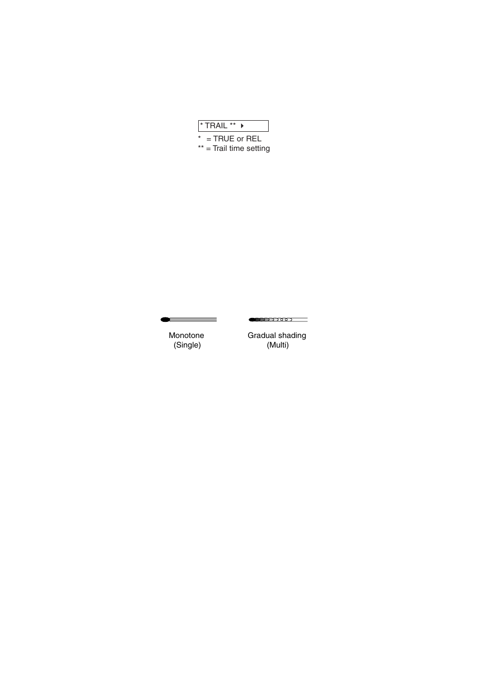 3 trail gradation | Furuno BB FAR28x7 User Manual | Page 72 / 305