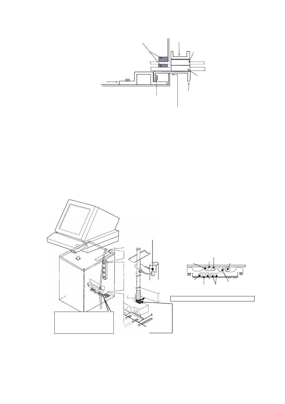 Cable fed from outside display unit | Furuno FR-2125V User Manual | Page 31 / 90