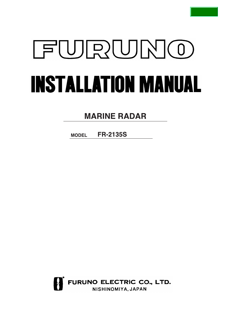 Furuno FR-2135S User Manual | 82 pages