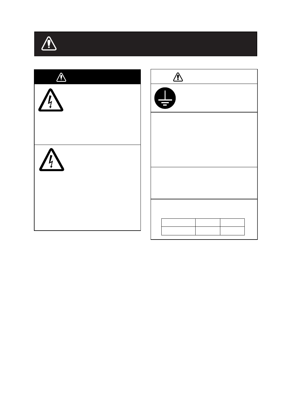 Safety instructions, Warning, Caution | Furuno GP-80 User Manual | Page 3 / 37