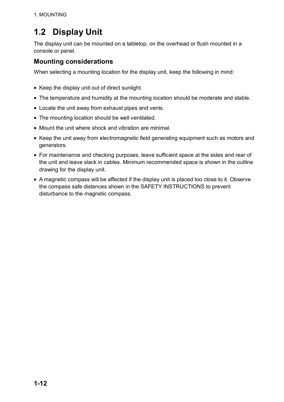 2 display unit | Furuno FR-8122 User Manual | Page 20 / 56