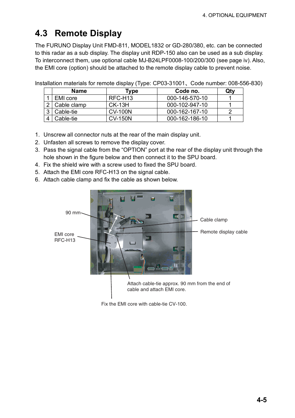 3 remote display | Furuno FR-8122 User Manual | Page 39 / 56