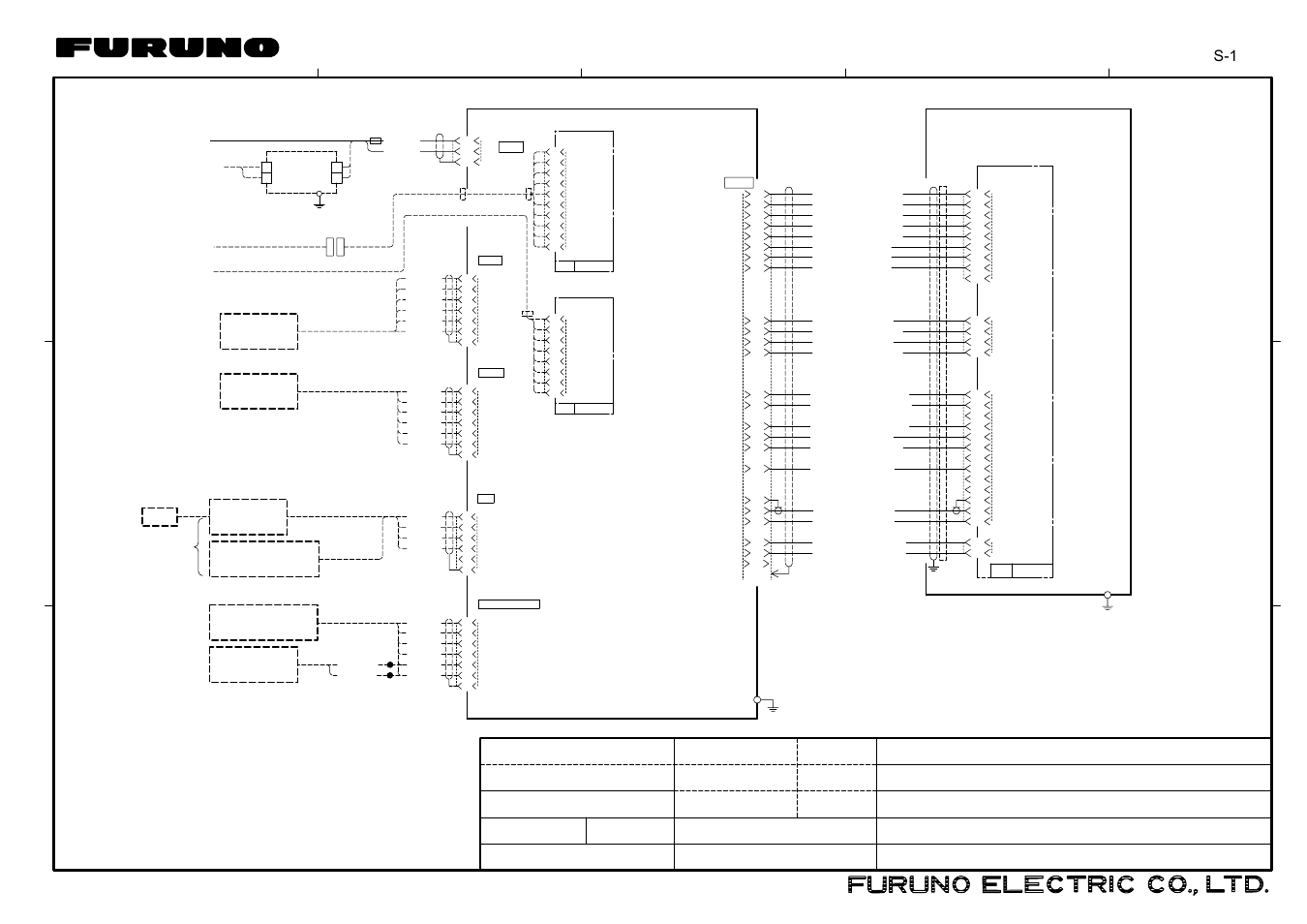 Interconnection diagrams | Furuno FR-8122 User Manual | Page 55 / 56