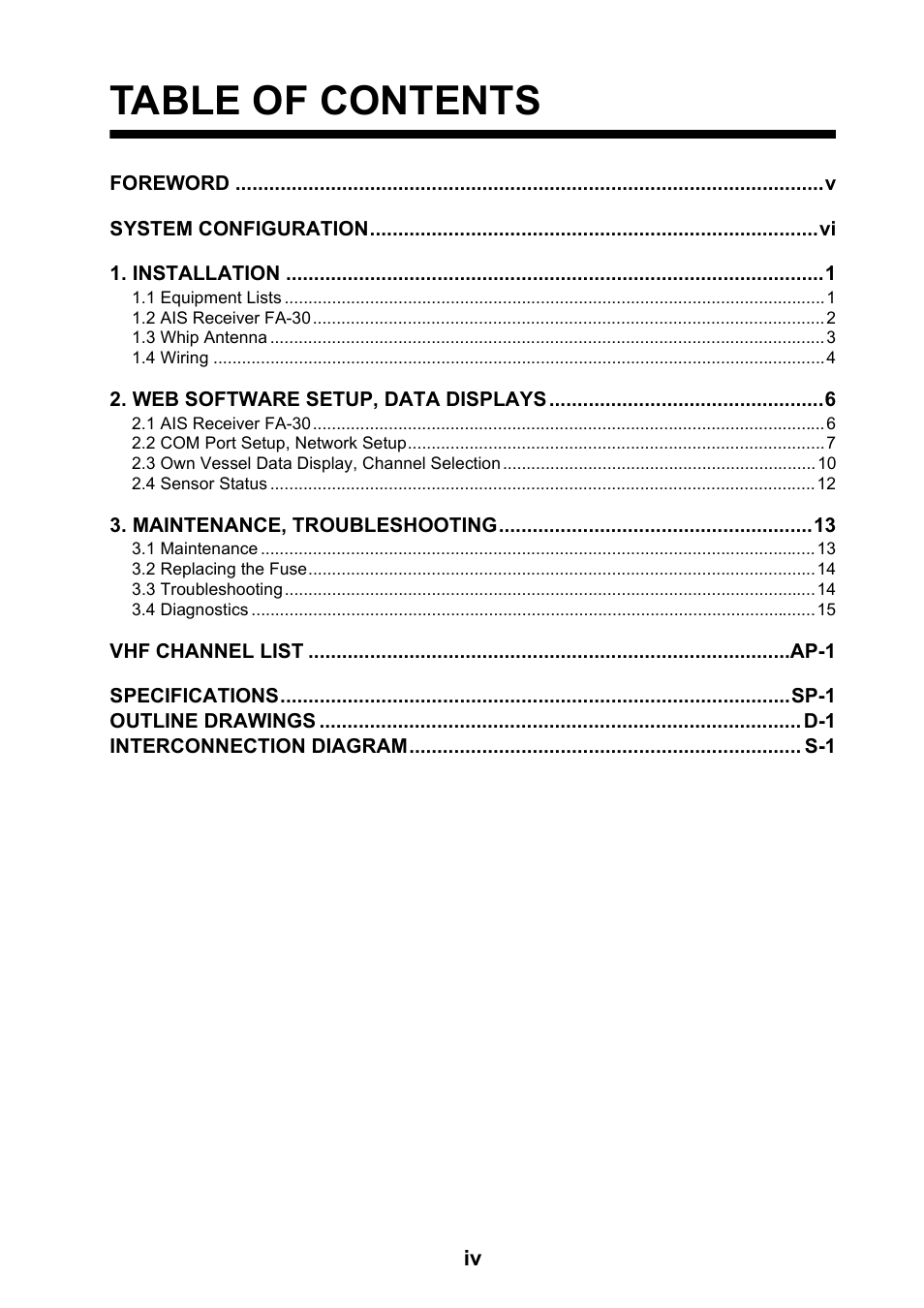 Furuno FA-30 User Manual | Page 6 / 30