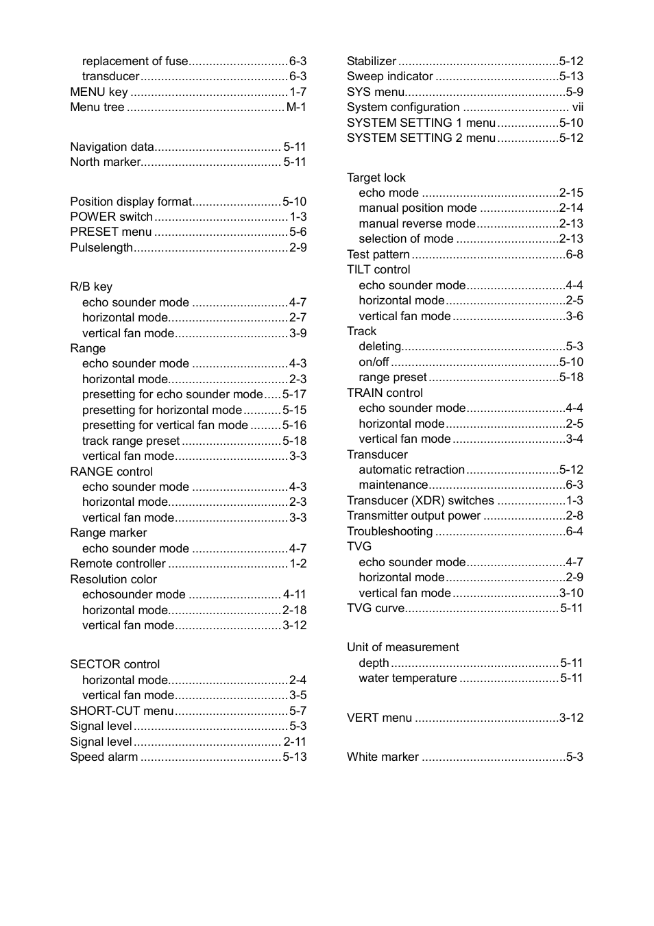 In-2 | Furuno CH-250 User Manual | Page 118 / 118