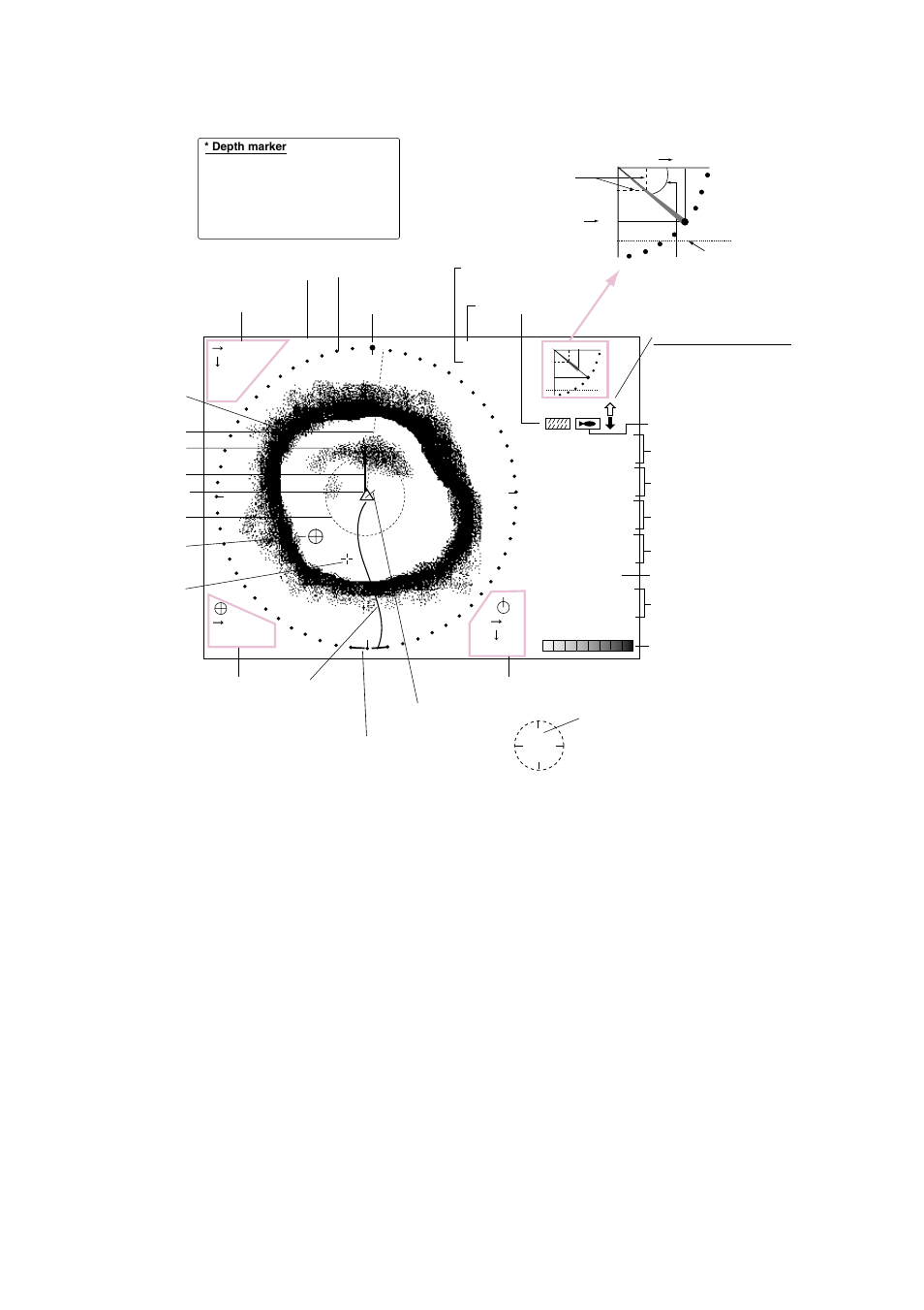 2 typical horizontal mode display | Furuno CH-250 User Manual | Page 20 / 118