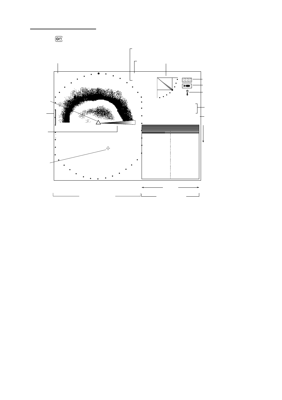 Horizontal/strata display | Furuno CH-250 User Manual | Page 48 / 118