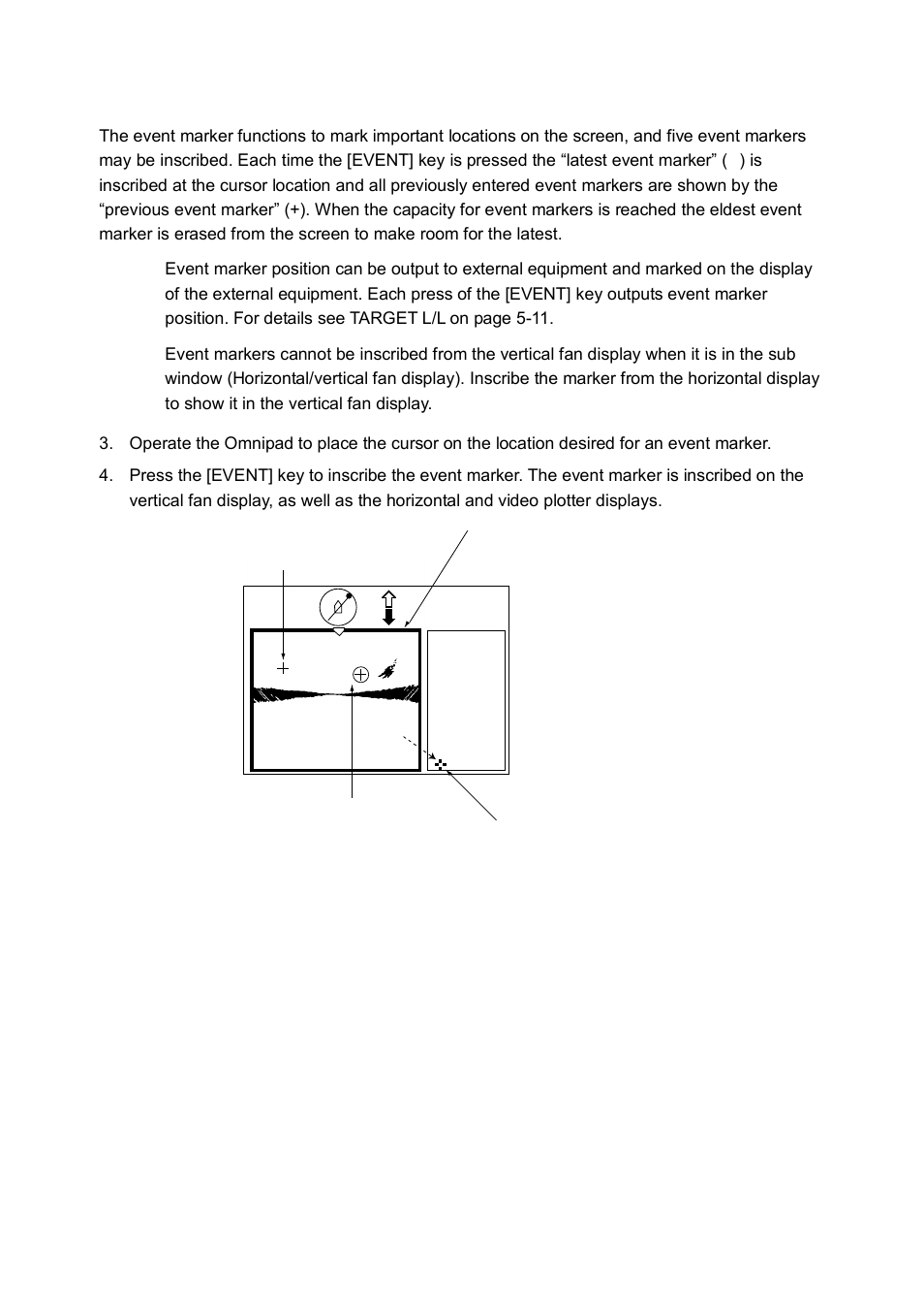 9 event marker | Furuno CH-250 User Manual | Page 58 / 118