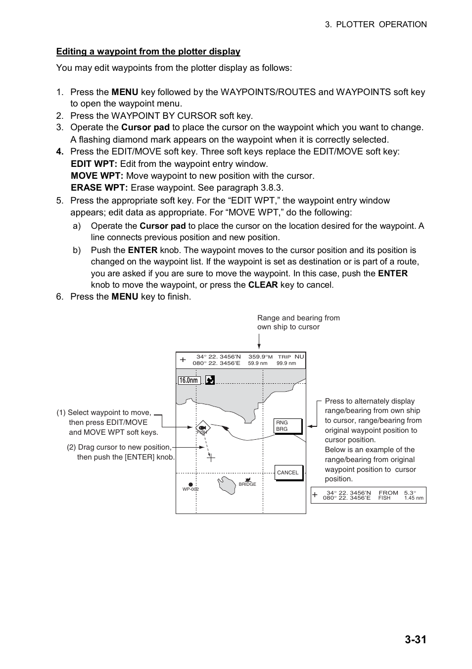 Furuno color video plotter GD1720C User Manual | Page 102 / 247