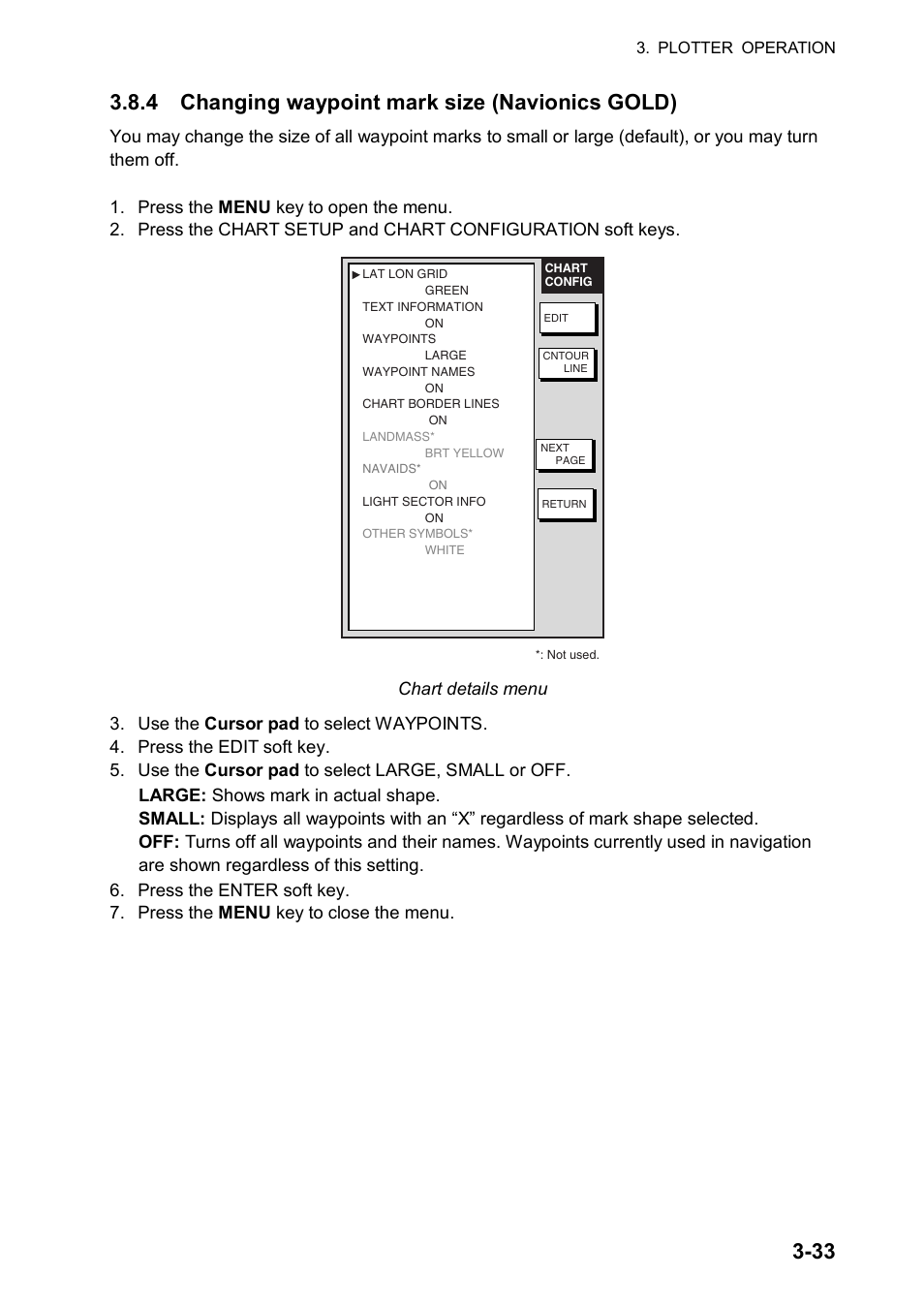 Furuno color video plotter GD1720C User Manual | Page 104 / 247