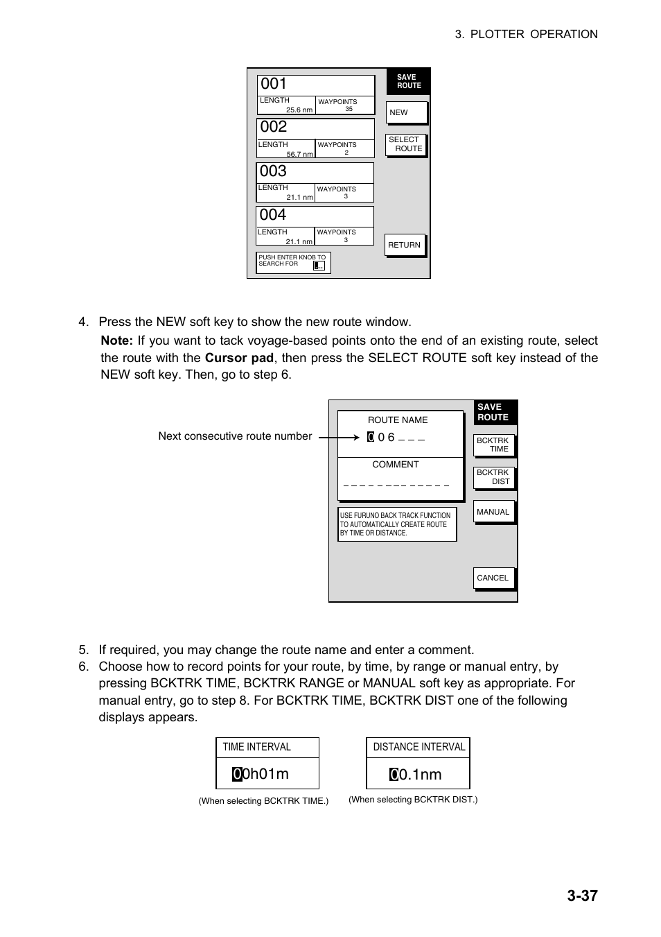 00h01m | Furuno color video plotter GD1720C User Manual | Page 108 / 247