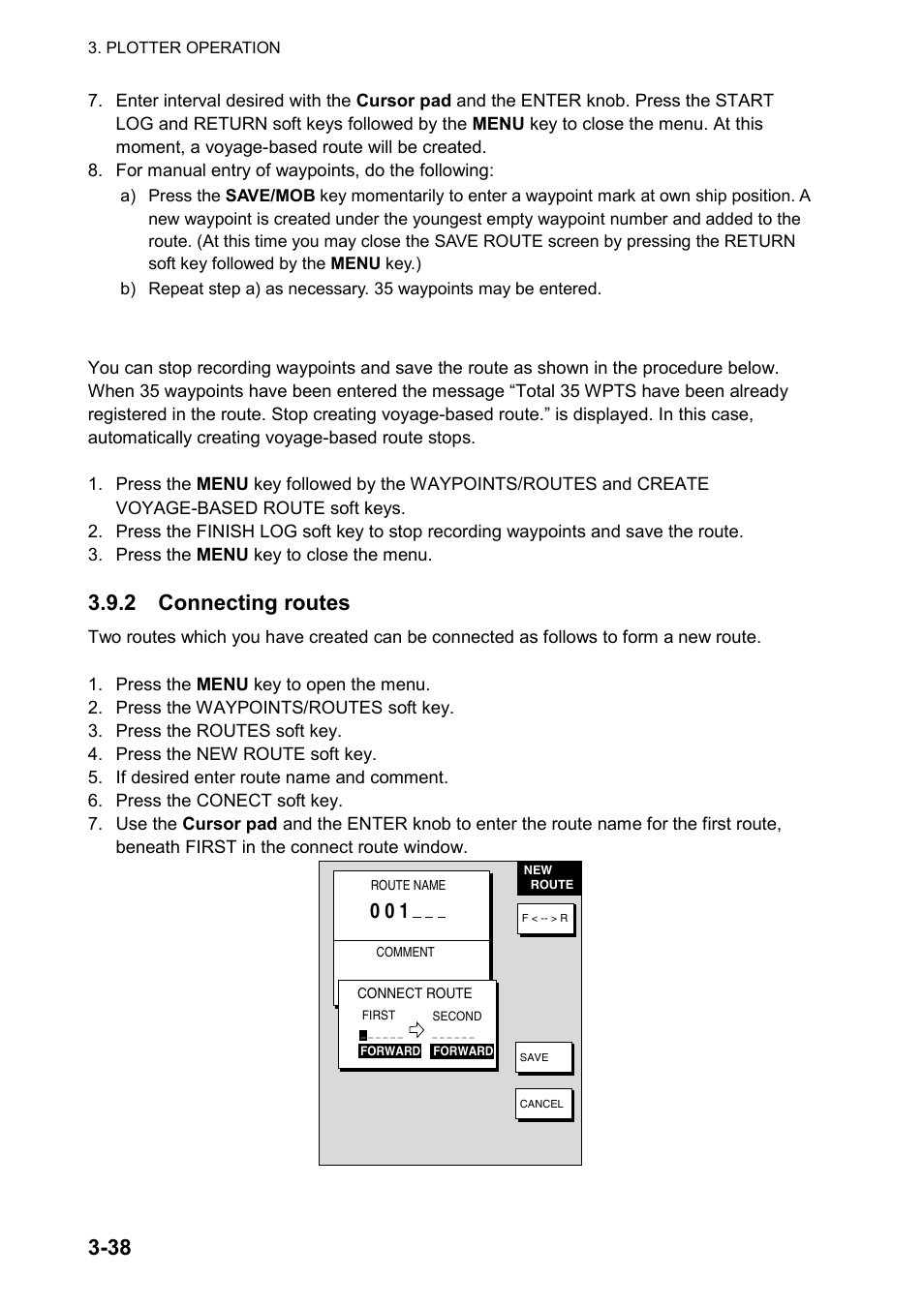 2 connecting routes | Furuno color video plotter GD1720C User Manual | Page 109 / 247