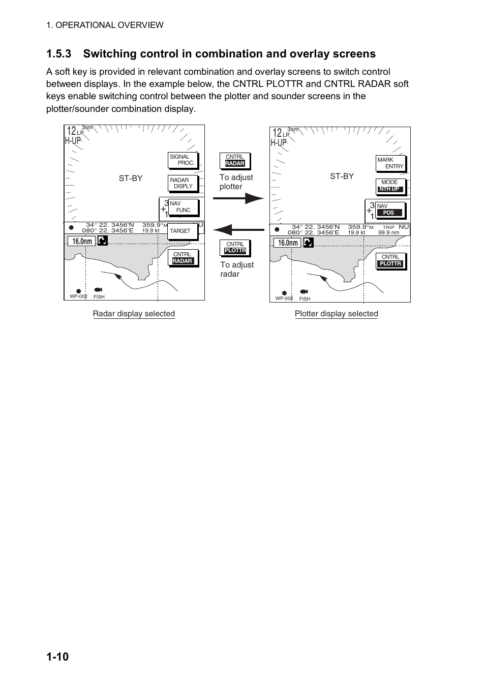 H-up | Furuno color video plotter GD1720C User Manual | Page 23 / 247