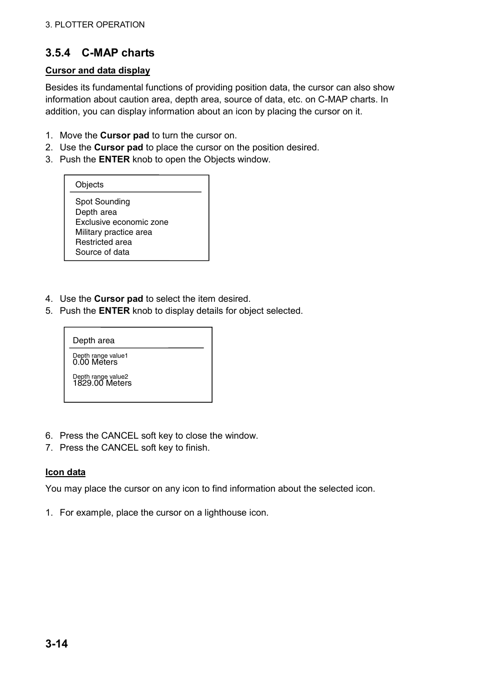 Furuno color video plotter GD1720C User Manual | Page 85 / 247