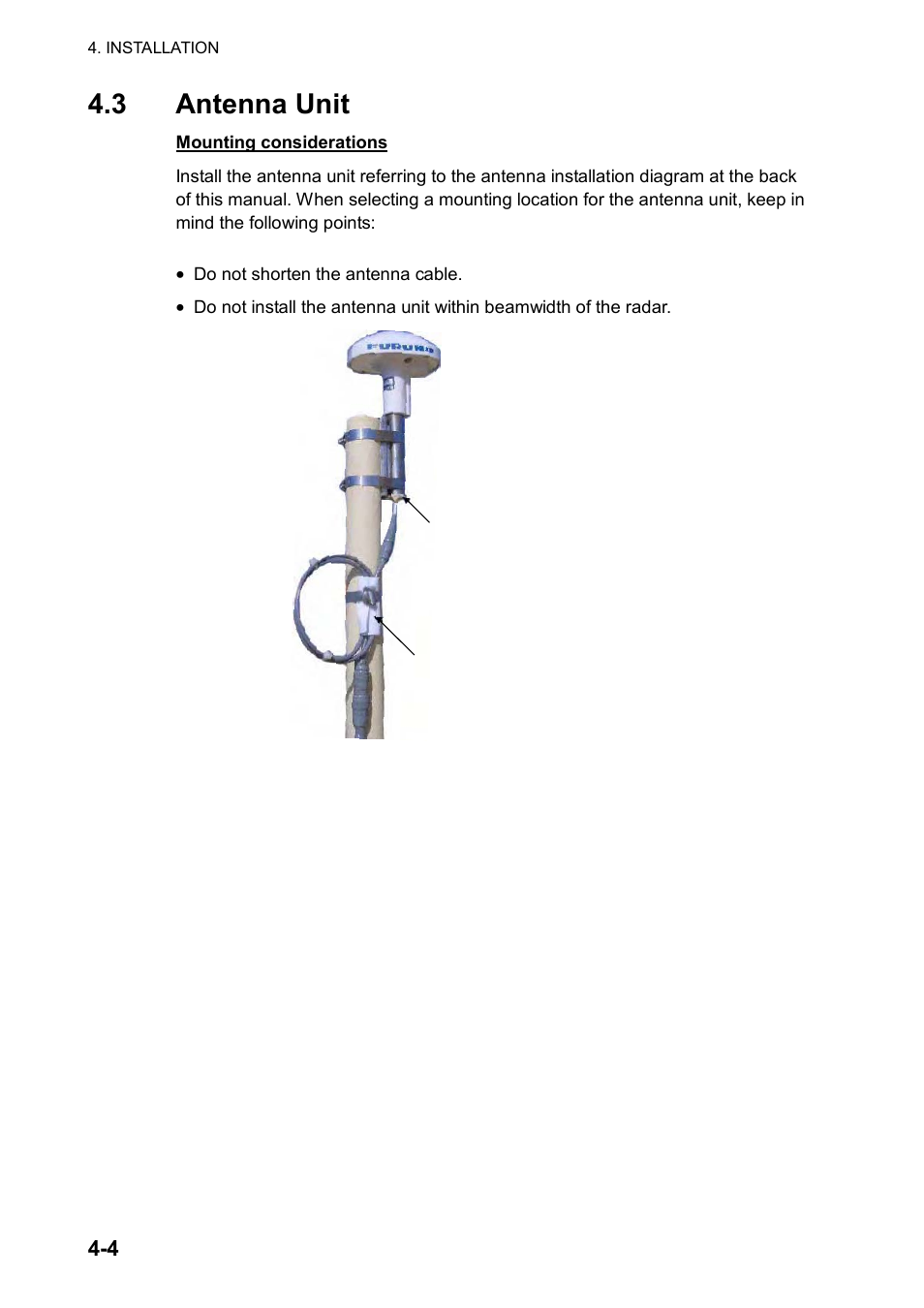 3 antenna unit | Furuno NX-700A/B User Manual | Page 50 / 89