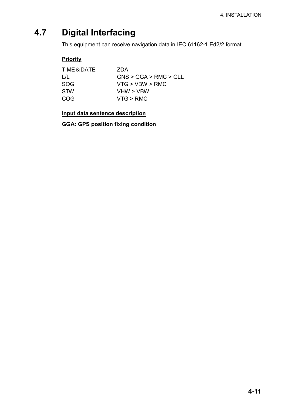 7 digital interfacing | Furuno NX-700A/B User Manual | Page 57 / 89