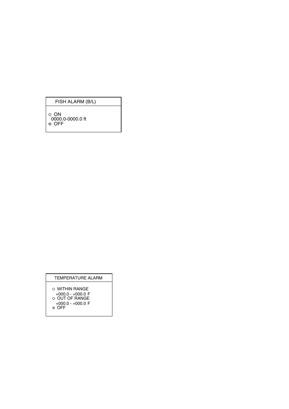 5 water temperature alarm | Furuno NAVNET 1724C User Manual | Page 146 / 247