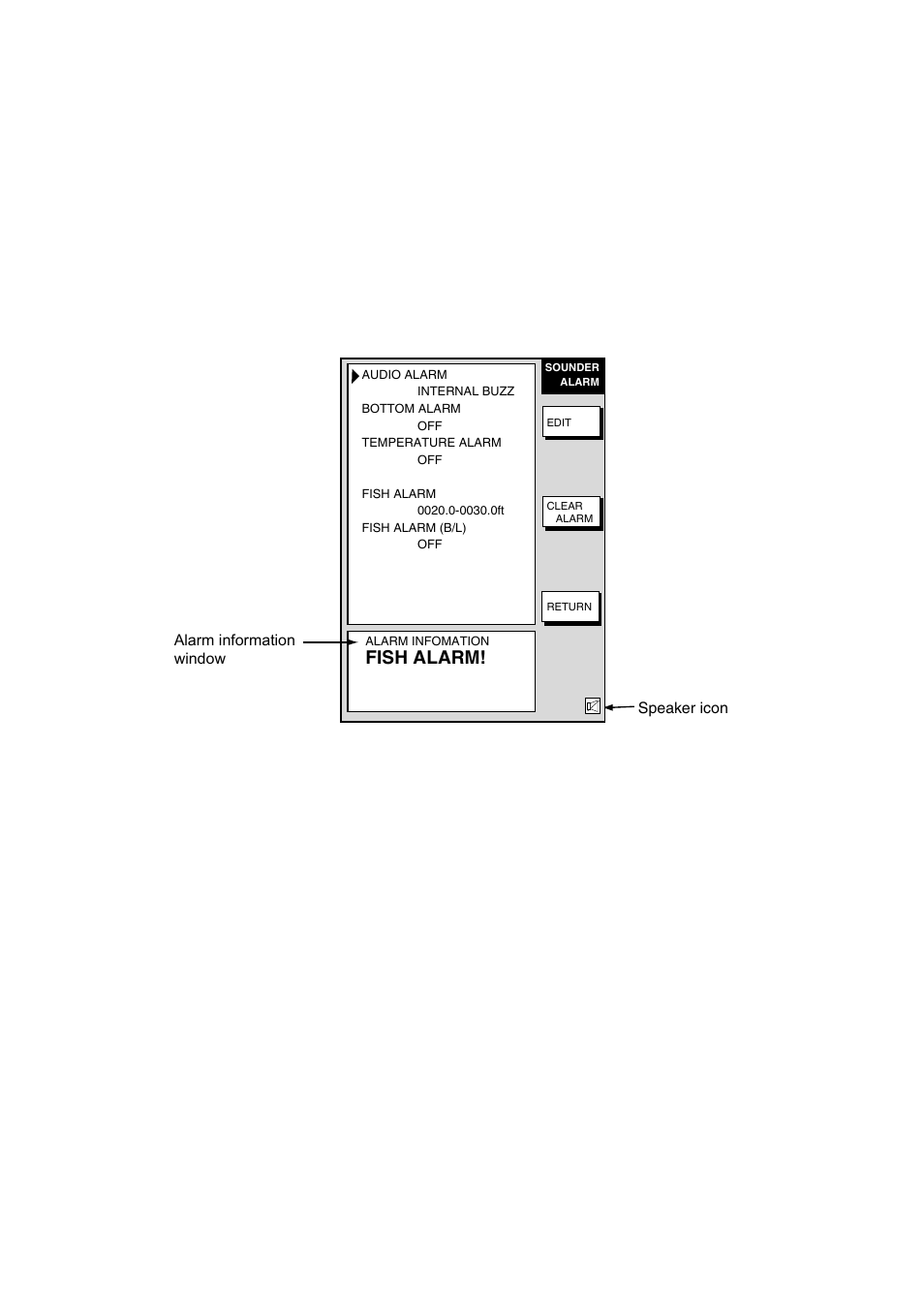 Fish alarm | Furuno NAVNET 1724C User Manual | Page 147 / 247