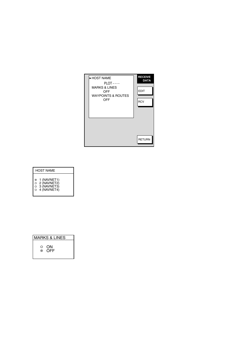 4 receiving data via network equipment | Furuno NAVNET 1724C User Manual | Page 167 / 247